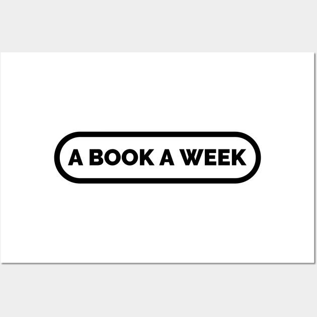 A BOOK A WEEK Logo Wall Art by O-Five Productions